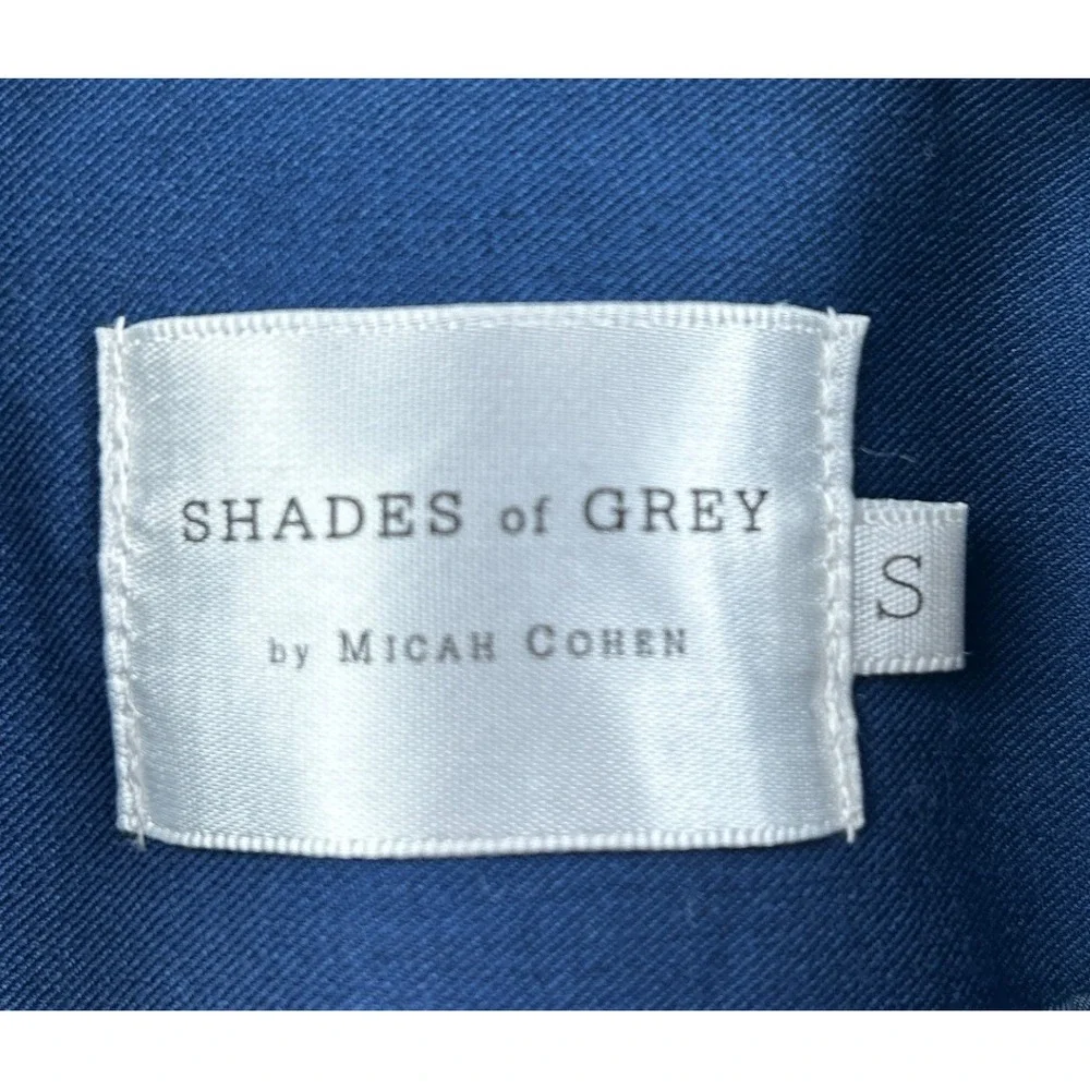 Shades of‎ Grey Micah Cohen Blazer Men's Small Navy Wool Blend Tailored Modern